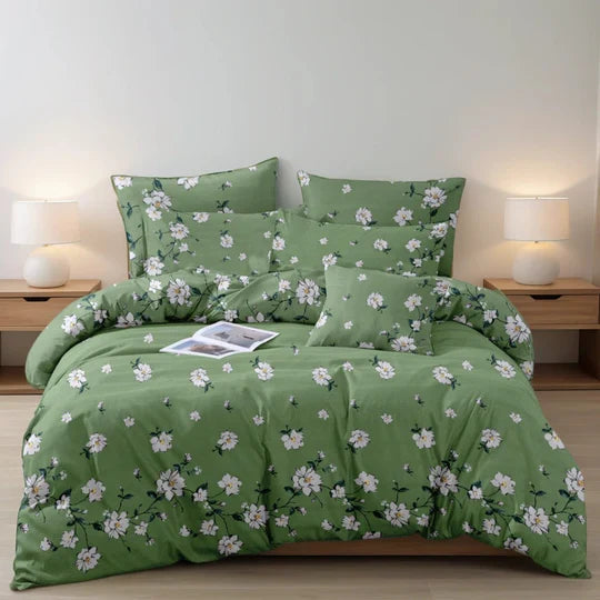 EVERGREEN COMFORTER SET- 7 PCS