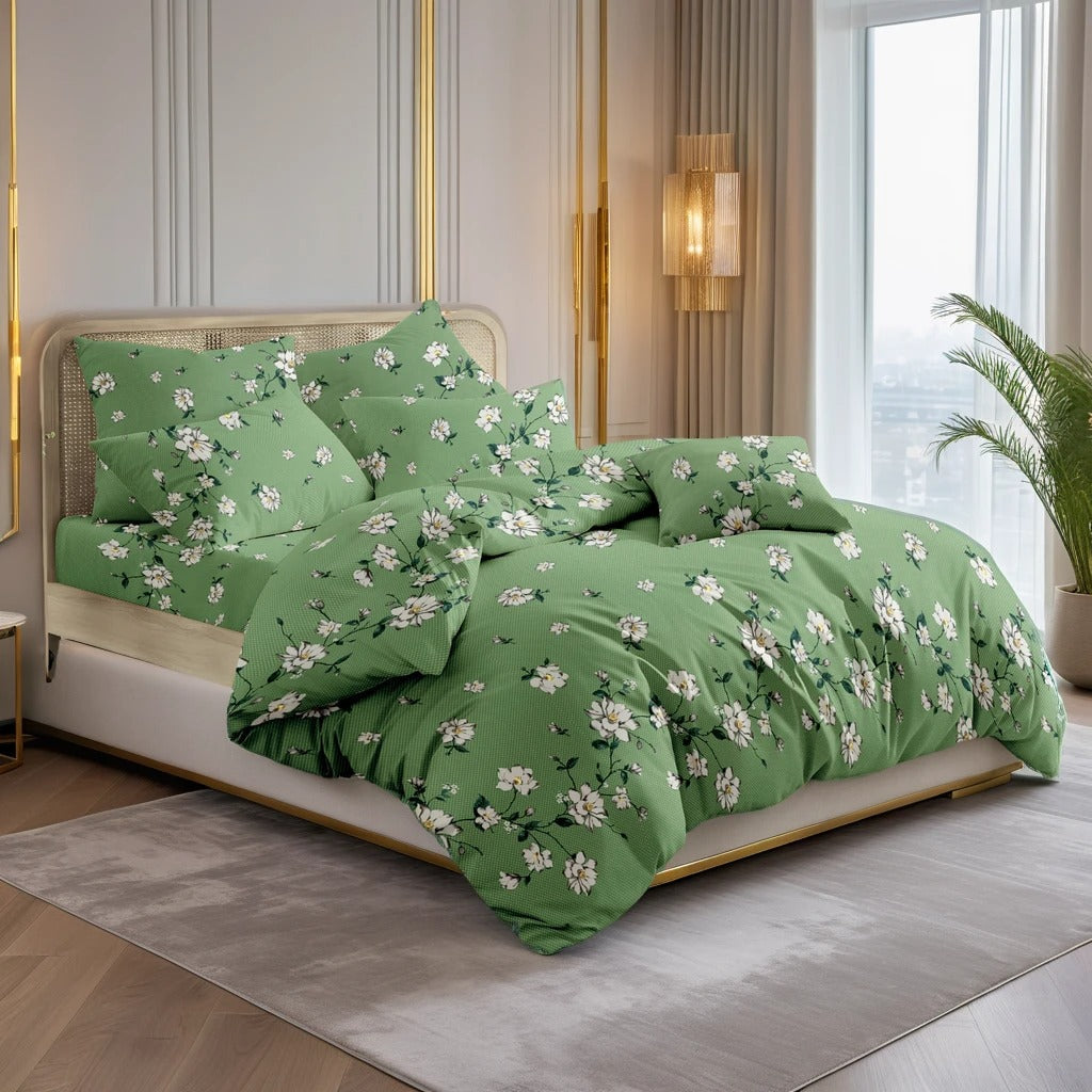 EVERGREEN COMFORTER SET- 7 PCS