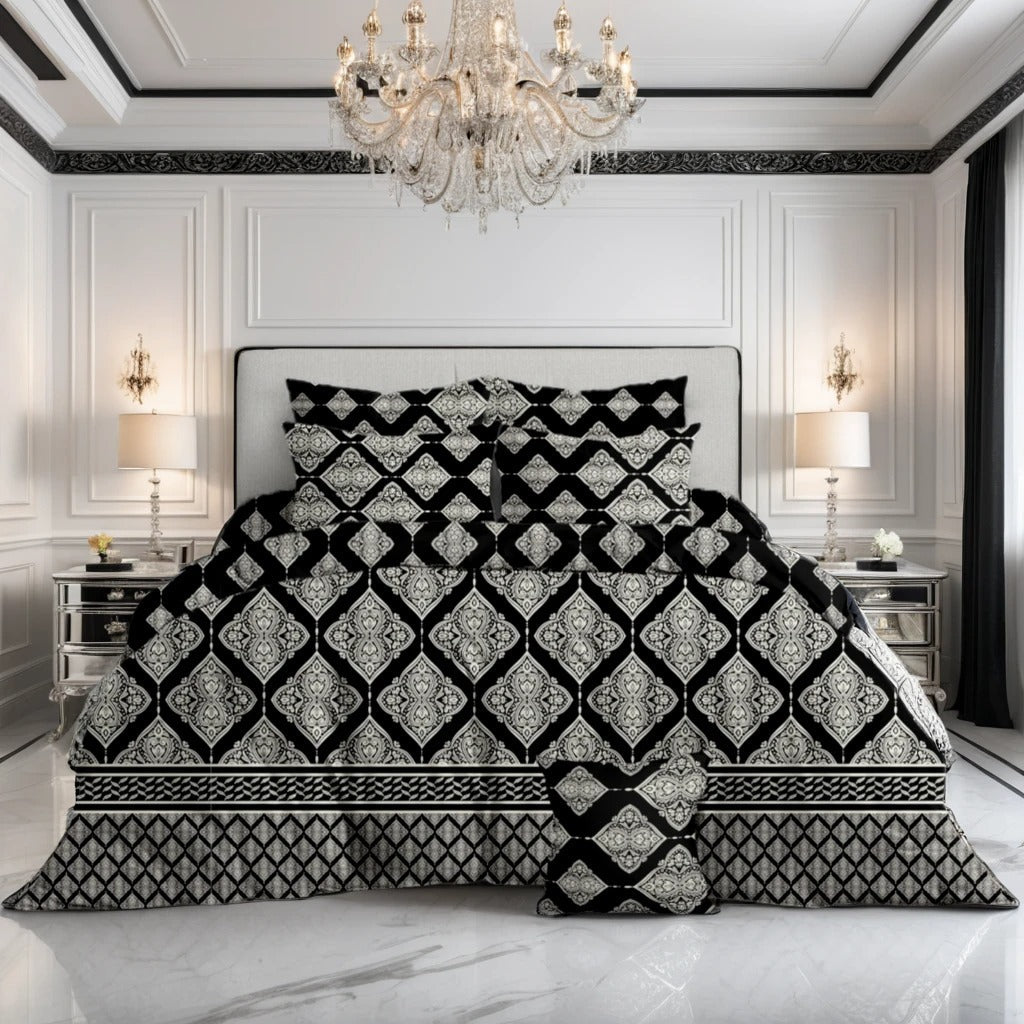 RAVEN COMFORTER SET- 7 PCS