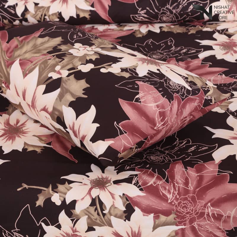 NOIRFLORA BEDSHEET SET - 3 PCS