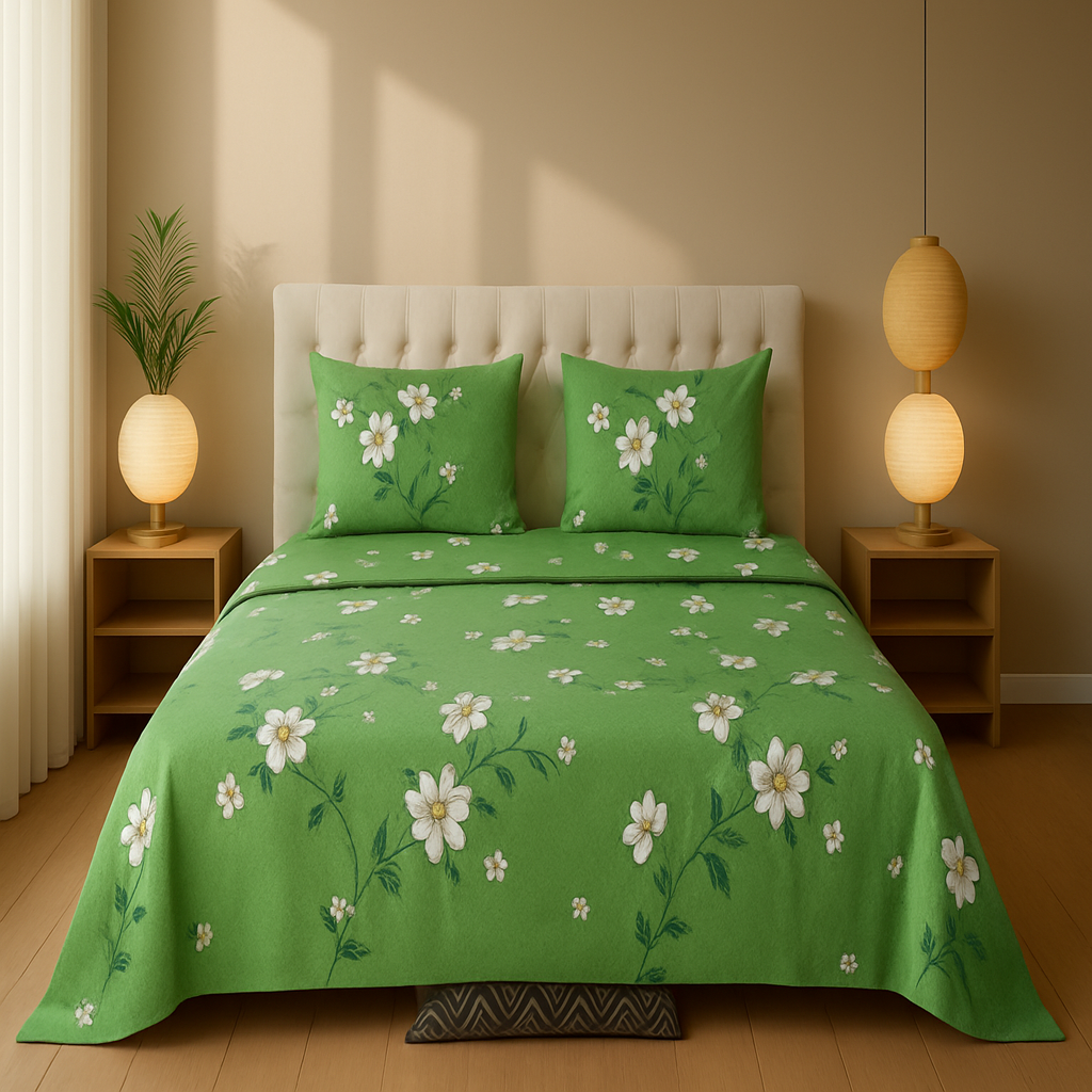 EVERGREEN BEDSHEET SET - 3 Pcs