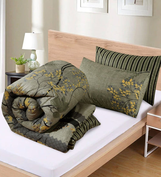 IVORY COMFORTER SET- 7 PCS